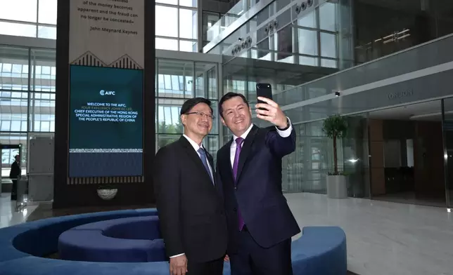 CE leads delegation to begin visit programme to Kazakhstan  Source: HKSAR Government Press Releases