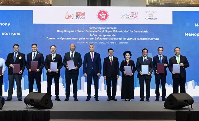 Speech by CE at "Partnering for Success - Hong Kong as a 'Super Connector' and 'Super Value-Adder' for Central Asia" High-level Business Luncheon in Astana (with photos/video) Source: HKSAR Government Press Releases