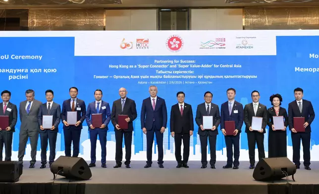 Speech by CE at "Partnering for Success - Hong Kong as a 'Super Connector' and 'Super Value-Adder' for Central Asia" High-level Business Luncheon in Astana (with photos/video) Source: HKSAR Government Press Releases