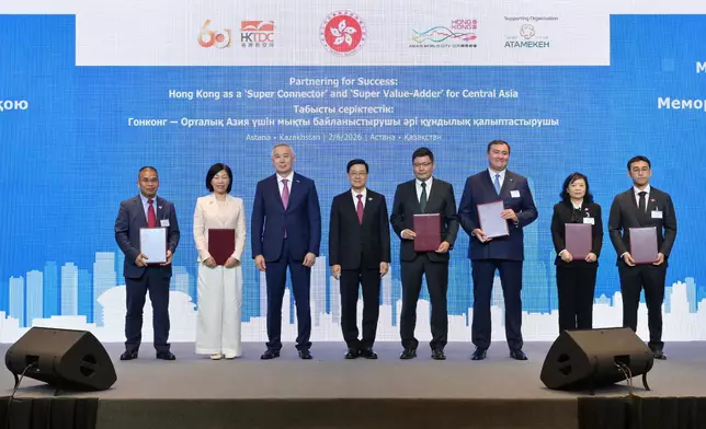 Speech by CE at "Partnering for Success - Hong Kong as a 'Super Connector' and 'Super Value-Adder' for Central Asia" High-level Business Luncheon in Astana (with photos/video) Source: HKSAR Government Press Releases