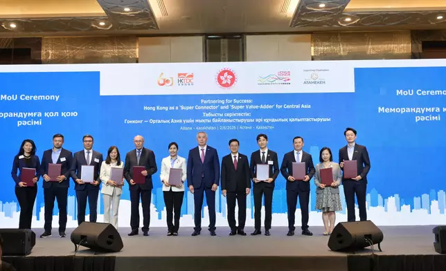 Speech by CE at "Partnering for Success - Hong Kong as a 'Super Connector' and 'Super Value-Adder' for Central Asia" High-level Business Luncheon in Astana (with photos/video) Source: HKSAR Government Press Releases
