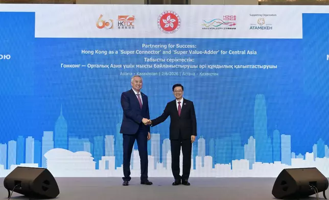 CE leads delegation to continue visit to Kazakhstan  Source: HKSAR Government Press Releases