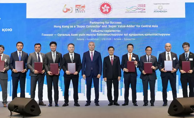 CE leads delegation to continue visit to Kazakhstan  Source: HKSAR Government Press Releases