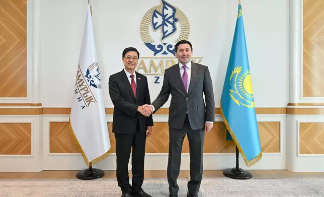 CE leads delegation to continue visit to Kazakhstan  Source: HKSAR Government Press Releases