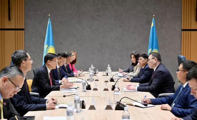 CE leads delegation to continue visit to Kazakhstan  Source: HKSAR Government Press Releases