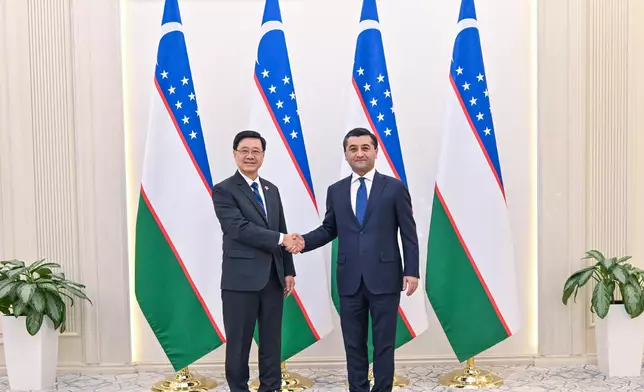 CE leads delegation to begin visit programme to Uzbekistan  Source: HKSAR Government Press Releases