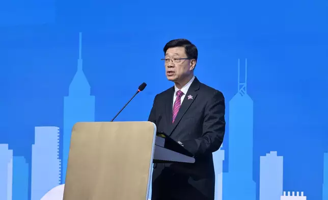 Speech by CE at "Partnering for Success - Hong Kong as a 'Super Connector' and 'Super Value-Adder' for Central Asia" High-level Business Luncheon in Tashkent  Source: HKSAR Government Press Releases