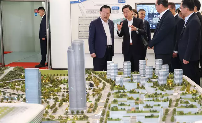 Director of Hong Kong and Macao Work Office of CPC Central Committee and Hong Kong and Macao Affairs Office of State Council Mr Xia Baolong concludes inspection visit to Hong Kong (with photos/video) Source: HKSAR Government Press Releases