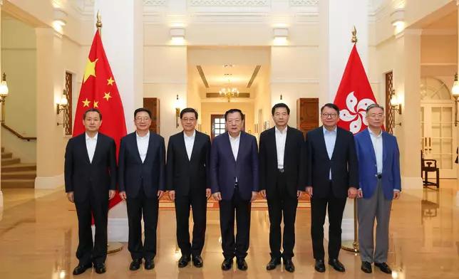 Director of Hong Kong and Macao Work Office of CPC Central Committee and Hong Kong and Macao Affairs Office of State Council Mr Xia Baolong concludes inspection visit to Hong Kong (with photos/video) Source: HKSAR Government Press Releases