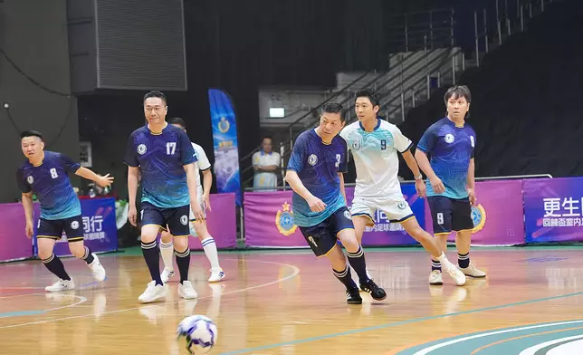 CSD holds Hong Kong Reunification Futsal Tournament to promote message of "Joining Hands on the Road to Rehabilitation" Source: HKSAR Government Press Releases