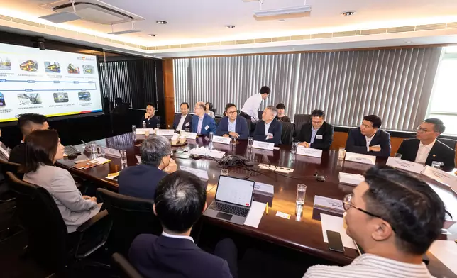 LegCo Panel on Transport visits Citybus depot and observes autonomous minibus Source: HKSAR Government Press Releases