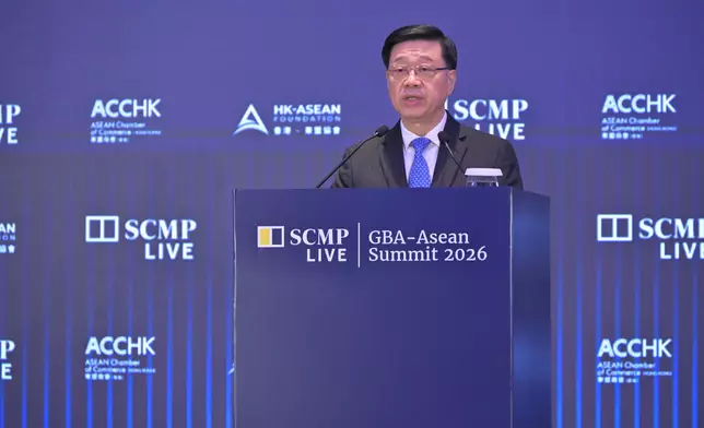 Speech by CE at South China Morning Post GBA-Asean Summit 2026 Source: HKSAR Government Press Releases