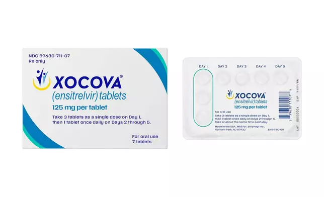 XOCOVA® carton and blister pack combined