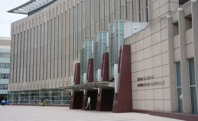 The exterior of the Diana E. Murphy United States Courthouse is shown on Thursday, June 11, 2026 in Minneapolis. (Alex Kormann/Minnesota Star Tribune via AP)