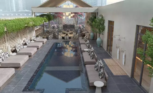 Rooftop Pool, Cold Plunge, Sauna, and Bar