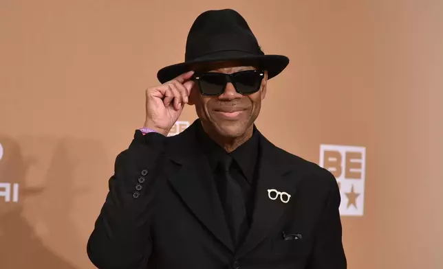 Jimmy Jam arrives at the BET Awards on Sunday, June 28, 2026, at the Peacock Theater in Los Angeles. (Photo by Richard Shotwell/Invision/AP)
