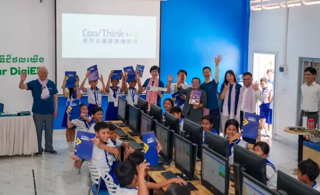 CoolThink@JC team visits public primary school in Cambodia implementing the CoolThink@JC curriculum.