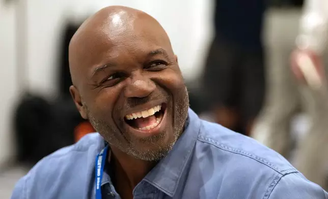 FILE - Tampa Bay Buccaneers head coach Todd Bowles smiles as he answers a question at the NFL football annual meetings, March 30, 2026, in Phoenix. (AP Photo/Ross D. Franklin, File)