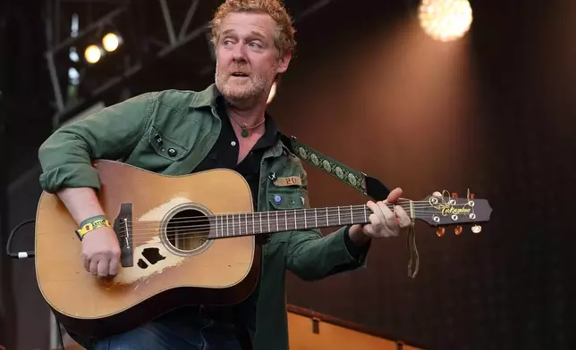 FILE - Glen Hansard performs at Lollapalooza in Chicago's Grant Park on Sunday, Aug. 3, 2014. (Photo by Steve C. Mitchell/Invision/AP, File)