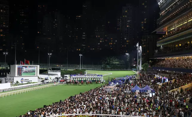 Fireworks light up the sky over Happy Valley as the curtain falls on an extraordinary 2025/26 Hong Kong racing season on Wednesday (15 July). Photo source: HKJC