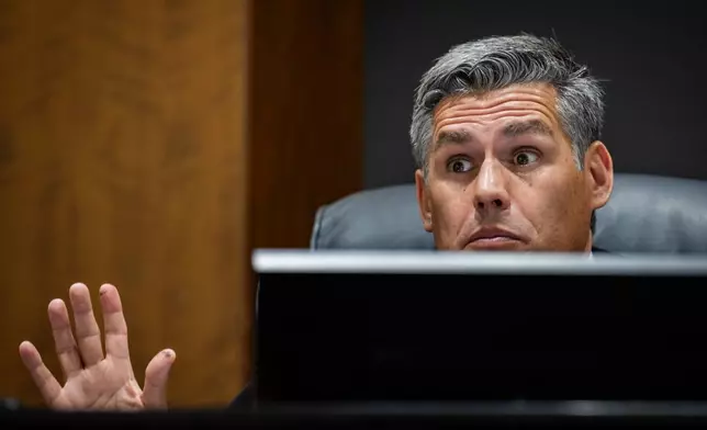 Fourth District Court Judge Tony Graf speaks during a preliminary hearing for Tyler Robinson, who is accused of fatally shooting Charlie Kirk, at the Fourth District Court in Provo, Utah, Wednesday, July 8, 2026. (Tess Crowley/The Deseret News via AP, Pool)