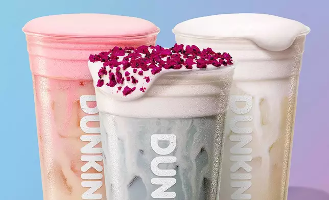 Dunkin' Suncloud Lemonades combine refreshing lemonade with creamy oatmilk and fruit-forward flavors for a bright lineup of bubbly, citrus-forward drinks.