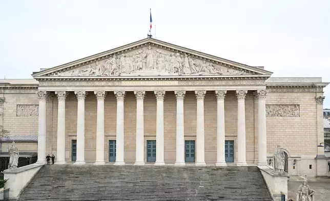 FILE - The National Assembly is seen, Jan. 13, 2026, in Paris. (AP Photo/Emma Da Silva, File)