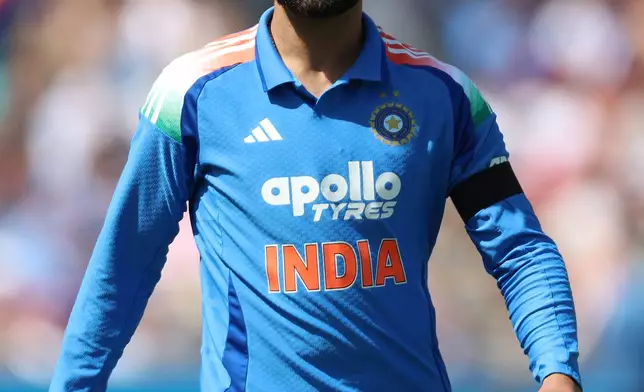 India's Virat Kohli during the third ODI between England and India, at Lord's cricket ground, London, Sunday, July 19, 2026. (Steven Paston/PA via AP)