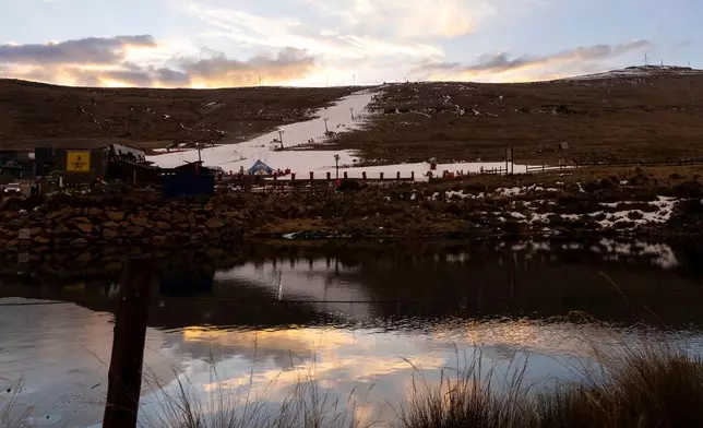 Afriski Mountain Resort is seen at Afriski Mountain Resort in Maluti, Lesotho, Saturday, July 11, 2026. (AP Photo/Kayleen Morgan)