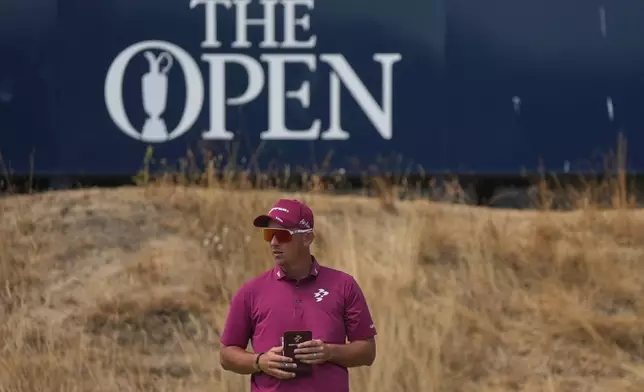 Lucas Herbert of Australia waits to play on the 15th green during the second day of the British Open Golf championships at Royal Birkdale golf club, in Southport, England, Friday, July 17, 2026. (AP Photo/Jon Super)