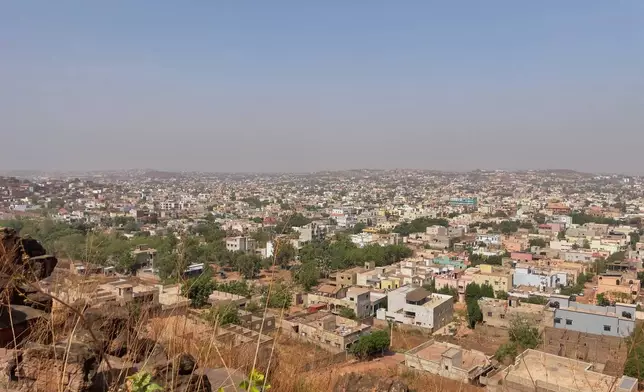 FILE - An aerial view of Bamako, Mali, is seen on April 25, 2026. (AP Photo, File)