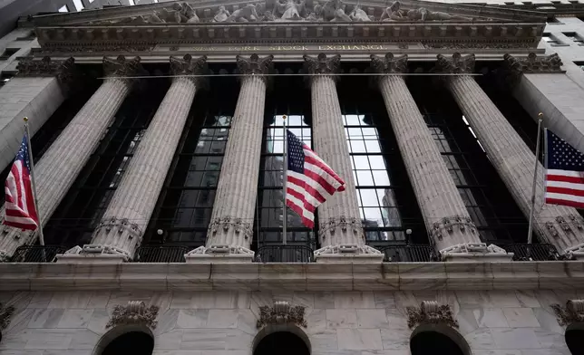 FILE - The New York Stock Exchange is seen in New York, Thursday, March 19, 2026. (AP Photo/Seth Wenig, File)
