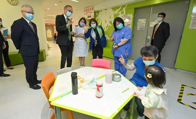 Secretary for Health visits Hong Kong Children's Hospital Source: HKSAR Government Press Releases