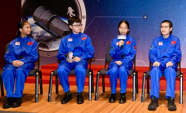 30 secondary students to depart for Mainland to join Young Astronaut Training Camp Source: HKSAR Government Press Releases