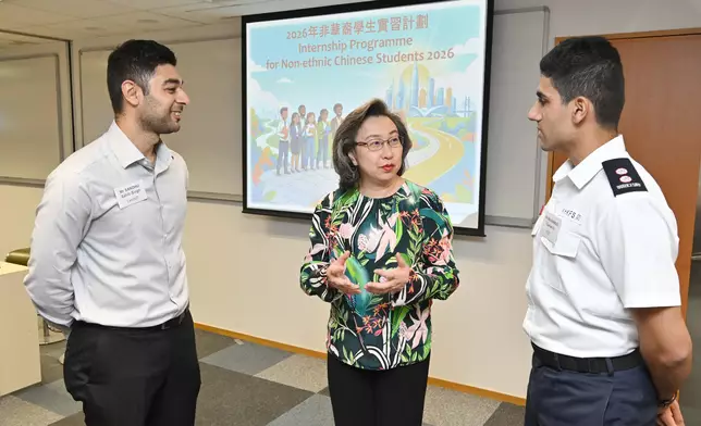 Non-ethnic Chinese students gain workplace experience through internships at government departments Source: HKSAR Government Press Releases