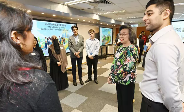 Non-ethnic Chinese students gain workplace experience through internships at government departments Source: HKSAR Government Press Releases