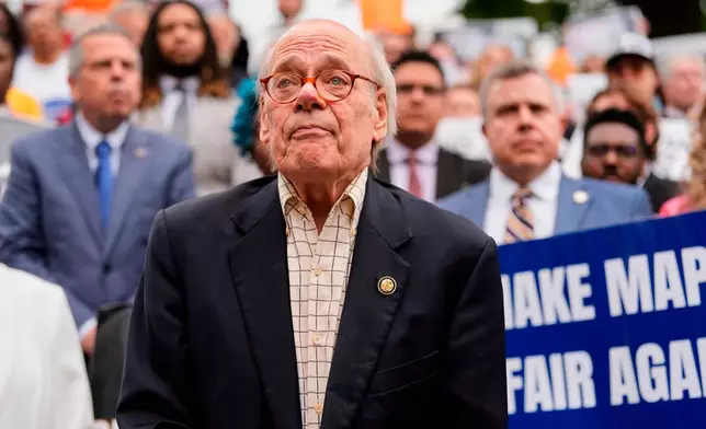 FILE - Rep. Steve Cohen, D-Tenn., of Memphis, speaks during a news conference before a special session of the state legislature to redraw U.S. Congressional voting maps on May 5, 2026, in Nashville, Tenn. (AP Photo/George Walker IV, File)