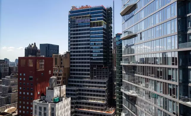 A general view shows 235 East 42nd Street, Wednesday, July 8, 2026, in New York. (AP Photo/Yuki Iwamura)