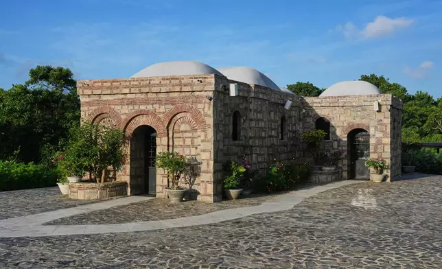 The Ephesus House, a replica of the House of the Virgin Mary in Ephesus, Turkey, now stands at Alfonso town, Cavite province, Philippines on July 16, 2026. (AP Photo/Aaron Favila)