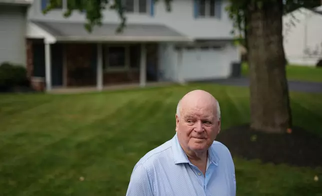 Bert Ammerman, whose brother, Thomas Ammerman, was killed in the bombing of Pan Am Flight 103 over Lockerbie, Scotland, poses for a photograph in River Vale, N.J., Monday, Aug. 24, 2026. (AP Photo/Matt Rourke)