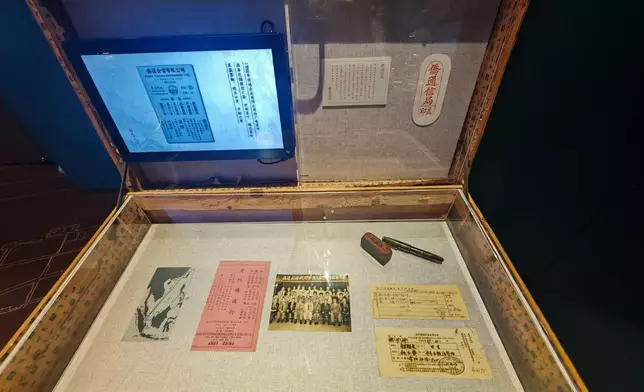 The Qiaopi collection at the exhibition hall, Photo by Bastille Post