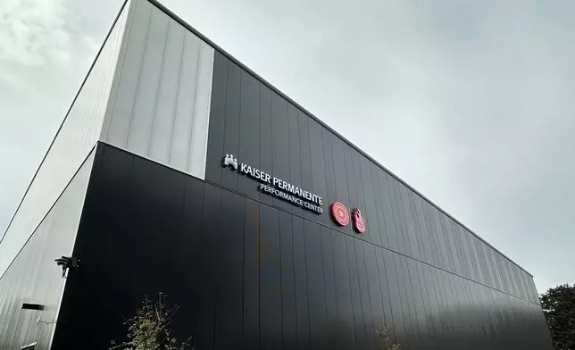 The new joint training facility for the NWSL’s Portland Thorns and the WNBA’s Portland Fire, is seen in Hillsboro, Ore., Friday, Aug. 21, 2026. (AP Photo/Anne M. Peterson)