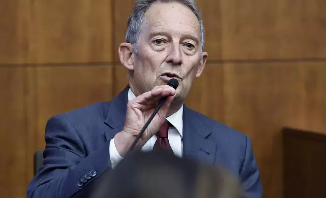 Forensic Phycologist Dr. Kirk Heilbrun speaks on the witness stand during Lindsay Clancy's murder trial at Plymouth Superior Court, Monday, Aug. 24, 2026 in Plymouth, Mass. (Greg Derr/The Patriot Ledger via AP, Pool)