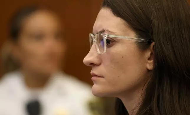 Lindsay Clancy attends her murder trial at Plymouth Superior Court in Plymouth, Mass., on Wednesday, July 29, 2026. (David L. Ryan/The Boston Globe via AP, Pool)