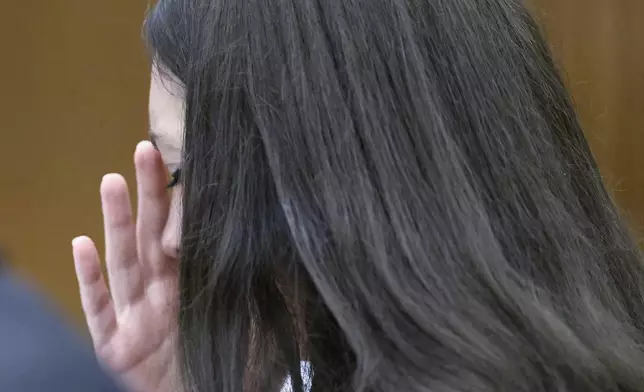 Defendant Lindsay Clancy listens to medical testimony from doctors who treated her children at Plymouth Superior Court in Plymouth, Mass., Monday, Aug. 3, 2026 (Greg Derr/The Patriot Ledger via AP, Pool)