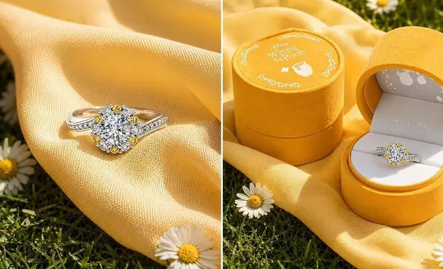2026 ALUXE Unveils the New Disney Winnie the Pooh 100th Anniversary Wedding Ring Collection