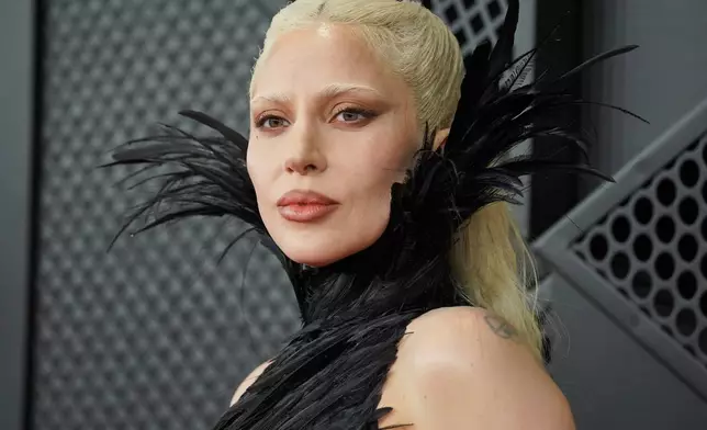 FILE - Lady Gaga arrives at the 68th annual Grammy Awards on Sunday, Feb. 1, 2026, in Los Angeles. (Photo by Jordan Strauss/Invision/AP, File)