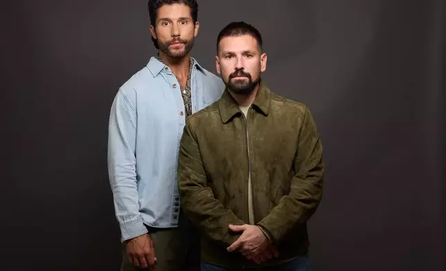 Dan Smyers, left, and Shay Mooney of Dan + Shay pose for a portrait on Thursday, July 30, 2026, in New York. (Photo by Matt Licari/Invision/AP)