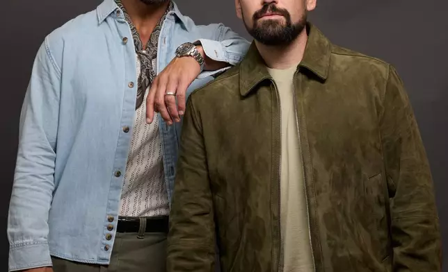 Dan Smyers, left, and Shay Mooney of Dan + Shay pose for a portrait on Thursday, July 30, 2026, in New York. (Photo by Matt Licari/Invision/AP)