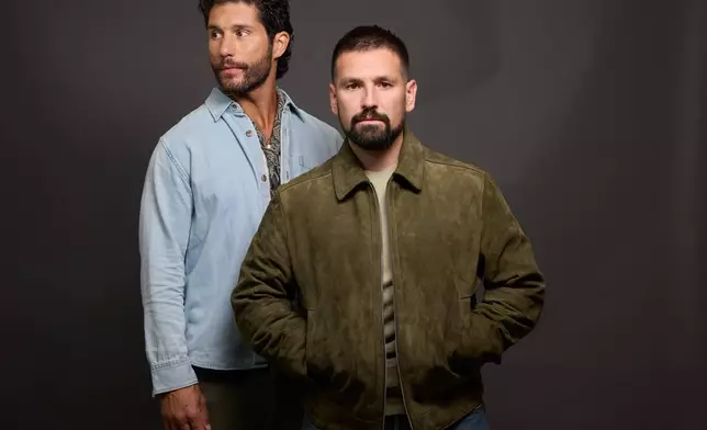 Dan Smyers, left, and Shay Mooney of Dan + Shay pose for a portrait on Thursday, July 30, 2026, in New York. (Photo by Matt Licari/Invision/AP)